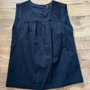 J.Crew Embroidered Windowpane Top